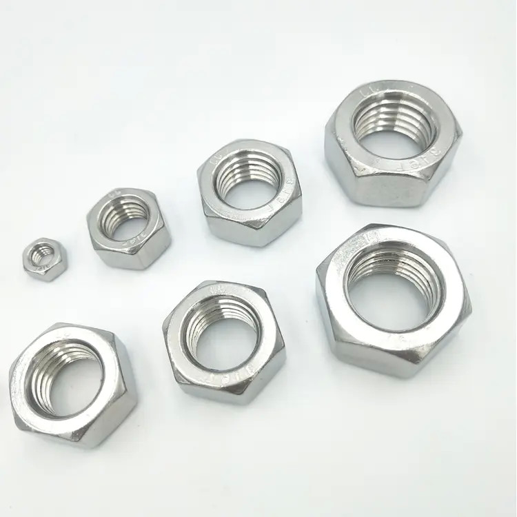 Heavy Outer Head Hex Stainless Steel Nuts Grade 8.8 M30 10mm SS Hexagon Head Nut
