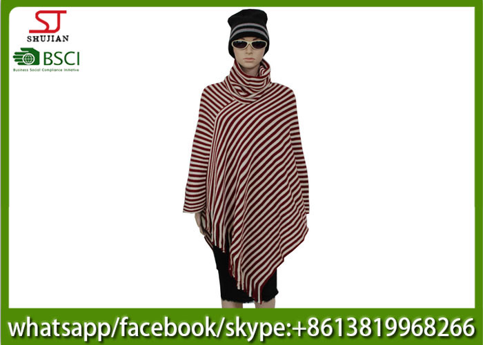 390g 100*90cm 100%Acrylic knitting jacquard tassel snood linking clothes waistcoat best price factory keep warm