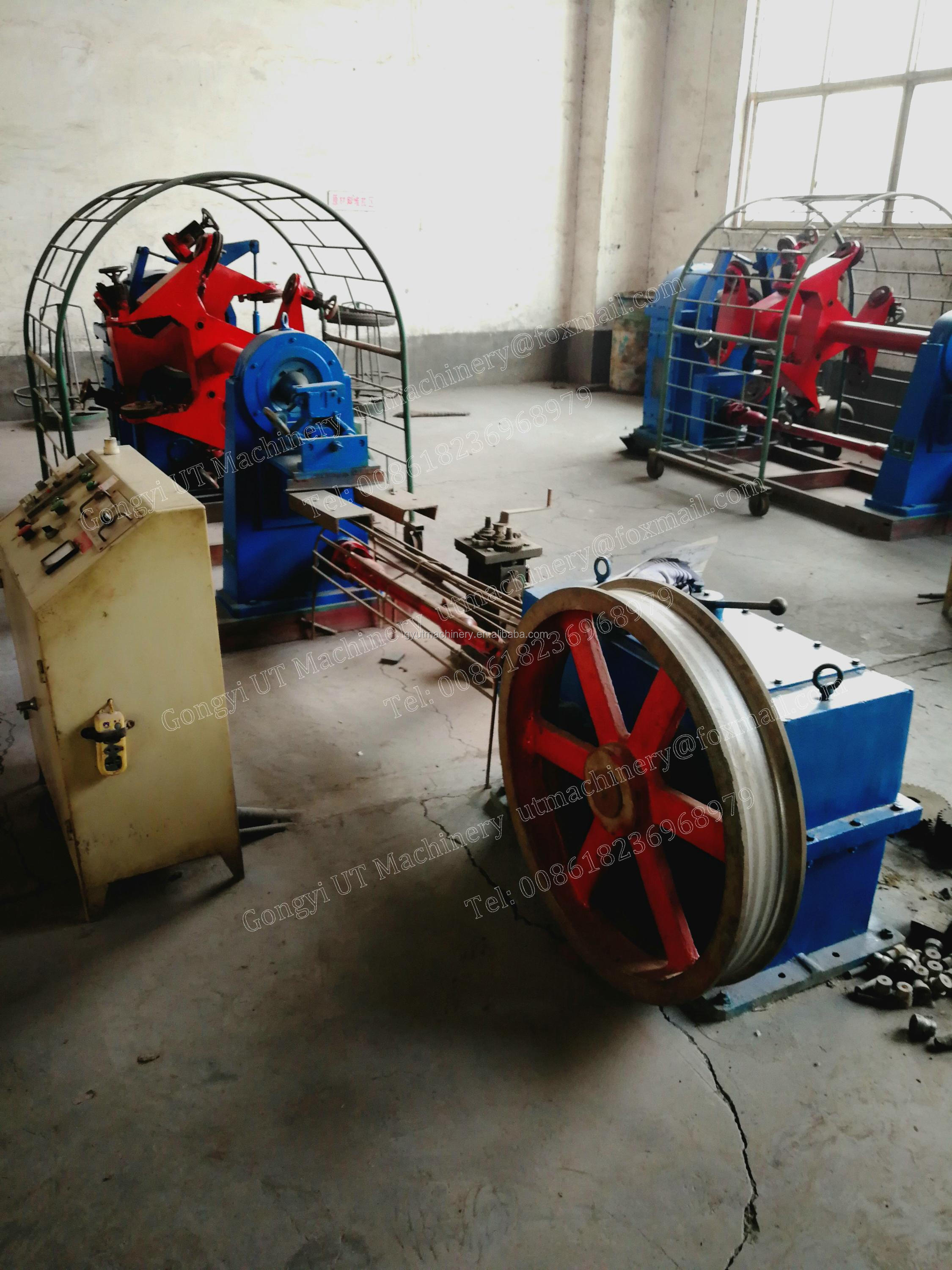 1250mm Reel Second Hand Drum Coil Stranding Machine for Taping Rotation RPM 174-387