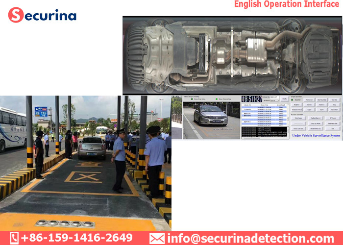 Multiple Scene 50T Under Vehicle Inspection System Stainless Steel 24VDC