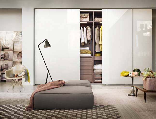 Mail Packing YALIG Modern Simplicity Bedroom Double Door Wardrobe Design for Apartment