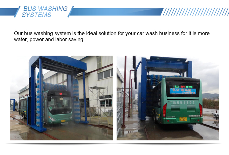Portal Foam Bus Or Truck Washing Station 22500x4600x5500mm Certificate ISO14001