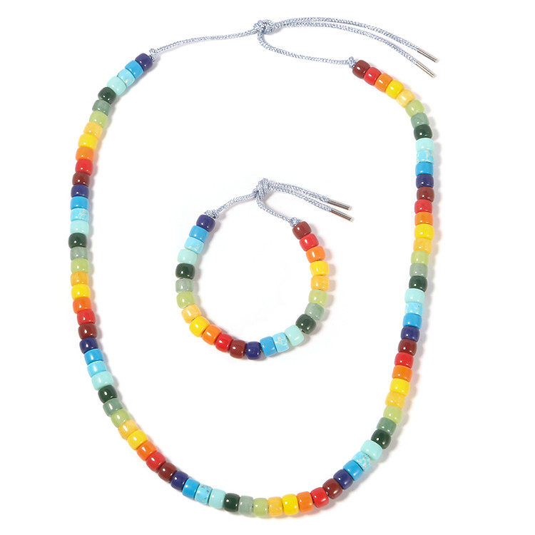 healthy energy Adjustable Beaded Bracelets , Rainbow 7 Chakras Stones Bracelets