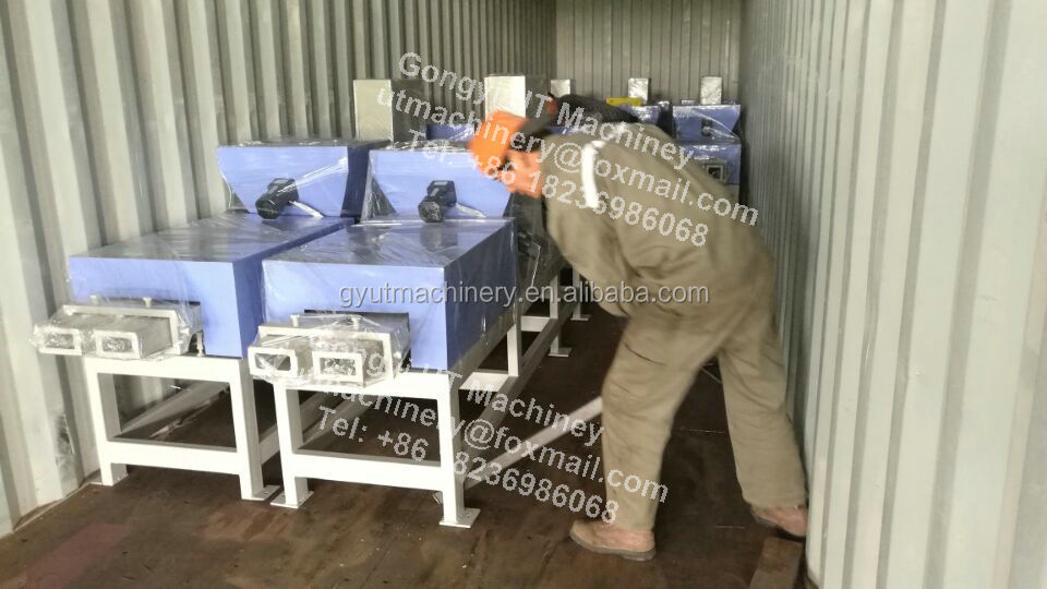 Automatic Sawdust Block Pallet Nailing Machine for Wooden Pallets Manufacturing Line
