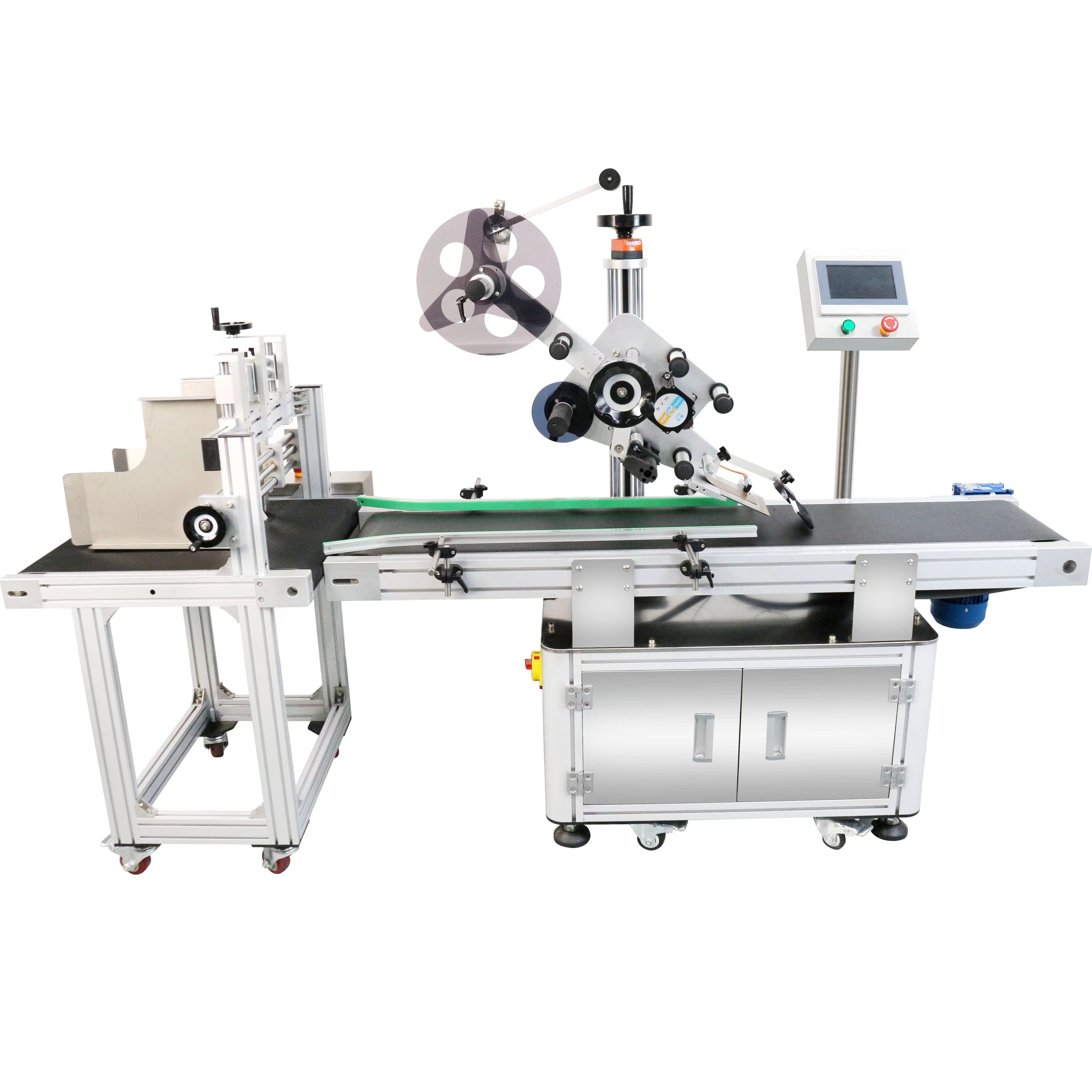 150 KG Textiles Automatic Bag Pouch Top Flat Surface Label Sticker Applicator Machine for Card