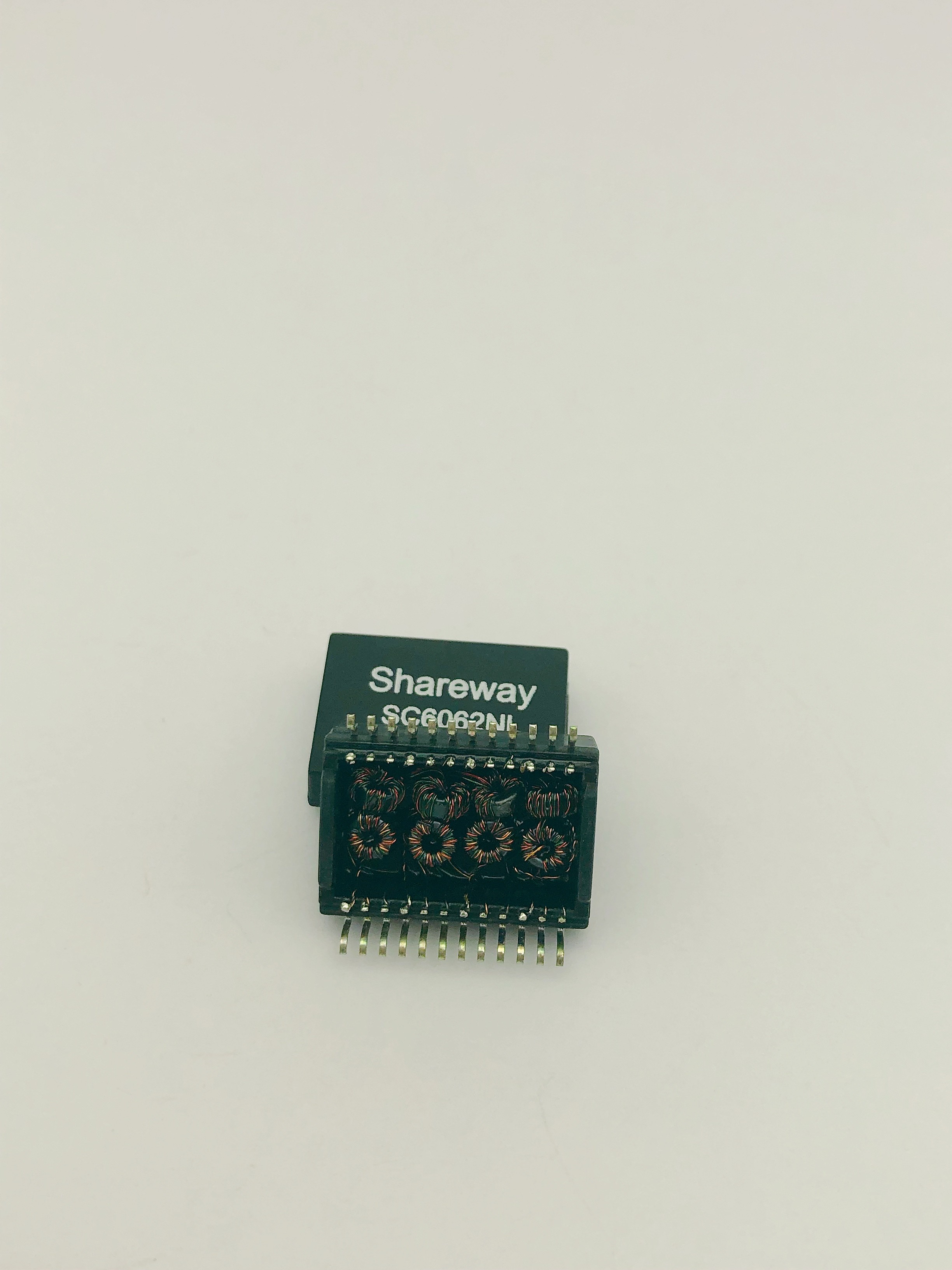 Low Common Mode Emissions Full Duplex Lan Magnetic Transformer