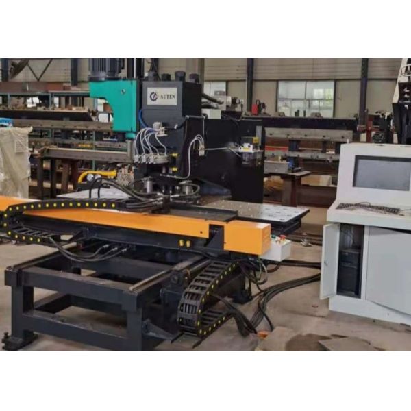 Construction Steel Plate Processing Plate Punching Marking Drilling Line Power Transmission Equipment