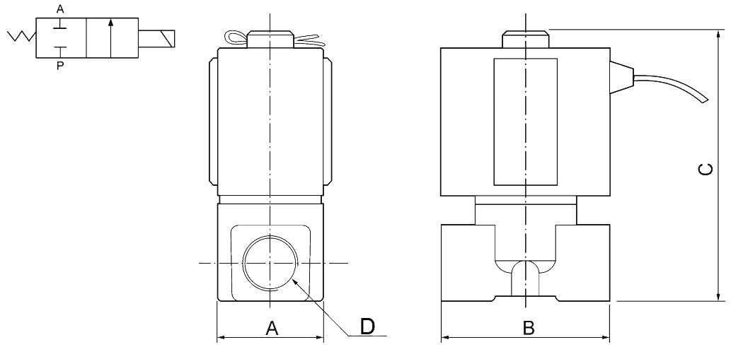 VX2120-02 SMC Type 2 Way NC Stainless Steel Solenoid Valve 1/4'' 24V 220V