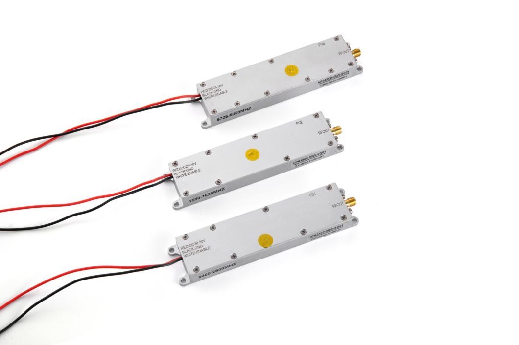 800MHz 720-880MHz 30W GaN Anti-Module for Anti Drone System
