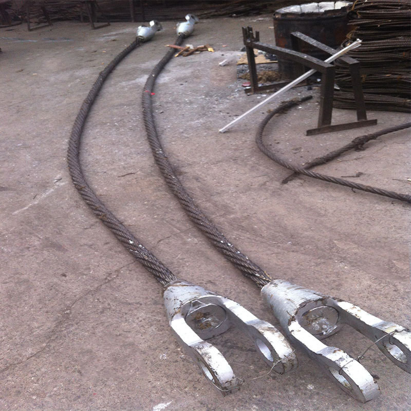 7mm Steel Wire Rope Sling Lifting Ungalvaizaed / Galvanized