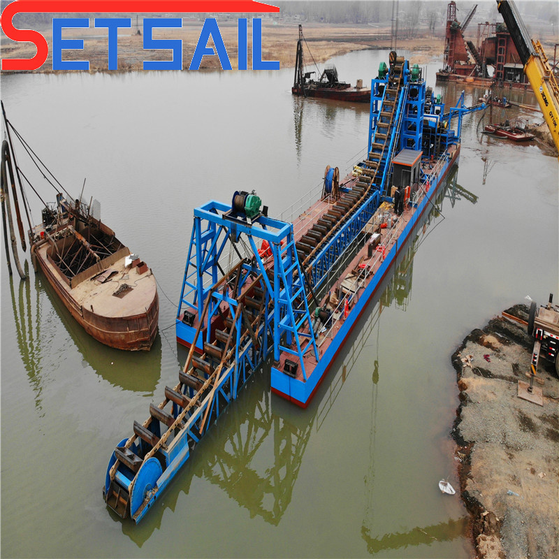 Chain Bucket Dredging Gold Ship for Dredging Diamond