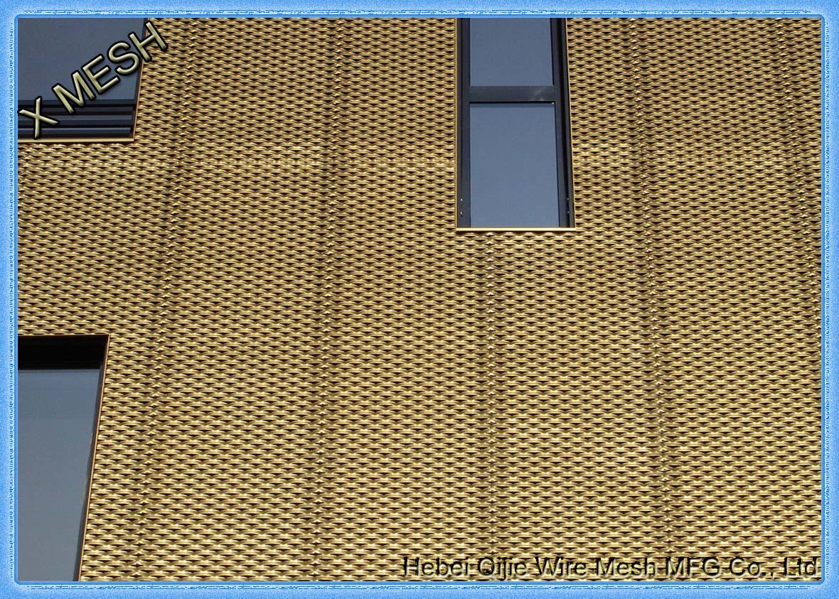 Stainless Steel Flattened Expanded Metal Sheets With Diamond Openings Window Protection