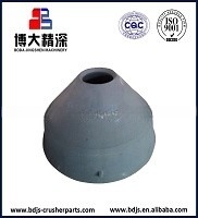 Design Mn18Cr2 Concave and Mantle for HP100 HP200 HP300 Stone Cone Crusher Spare Parts