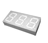  THT 3-dight LED 7 Segment Display With White Red Blue Color Manufactures