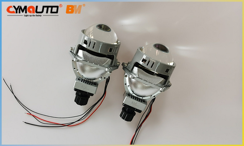 Universal 65W 3.0 Inch Bi LED Car Projector Lens 6500K Customized