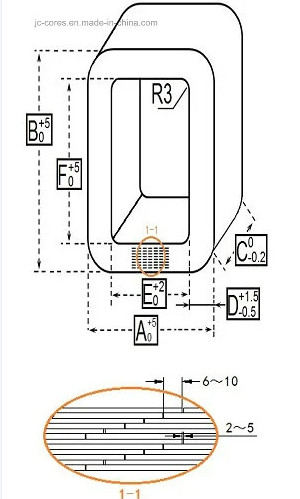 S13 10kVA Distributed Gap Wound Core For Pole Mounted Transformer