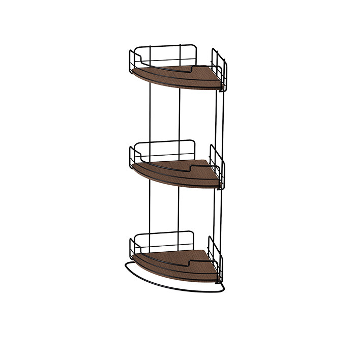 Multi-function Standing Type Iron Wire Bathroom Organizer Stainless Steel Shower Rack