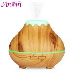Auto Shut Off 150ml Ultrasonic Wood Grain Aromatherapy Diffuser