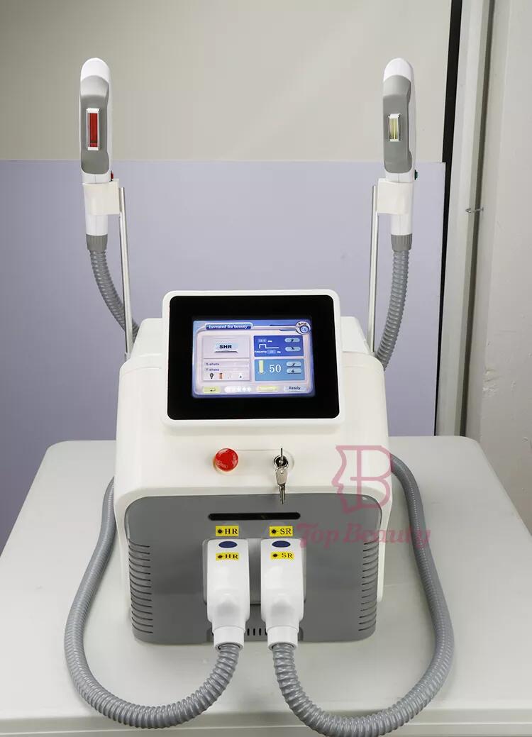 Dual Heads 7 Filters Ice Ipl Laser Hair Removal Machine Portable Hair Remover