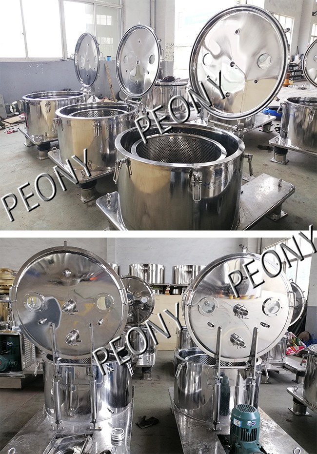 Herb Dehydrator Floodable CBD Ethanol Extraction Machine With Cooling Jacket