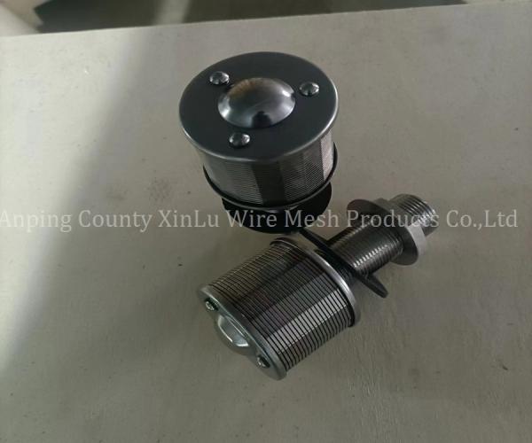 Water Gas Filtration Wedge Wire Vessel Water Filter Nozzle with 0.2-0.25mm Slot