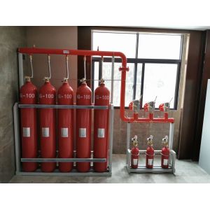80L IG100 Fire Suppression System Cylinder Volume CCC 15MPa
