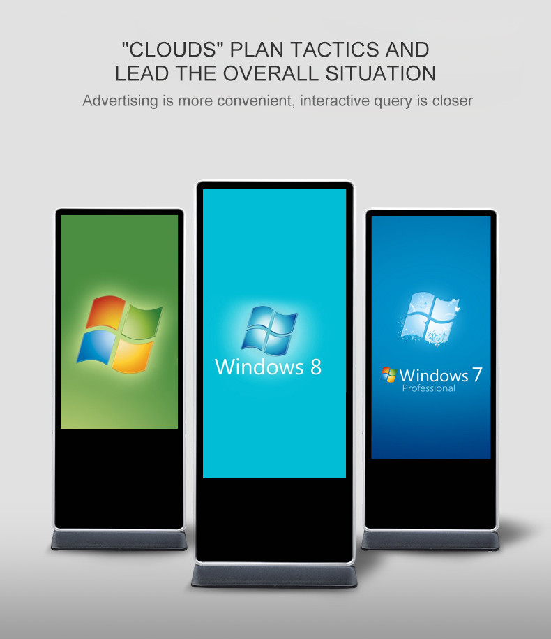 Interior Floor Standing Touch Screen Kiosk