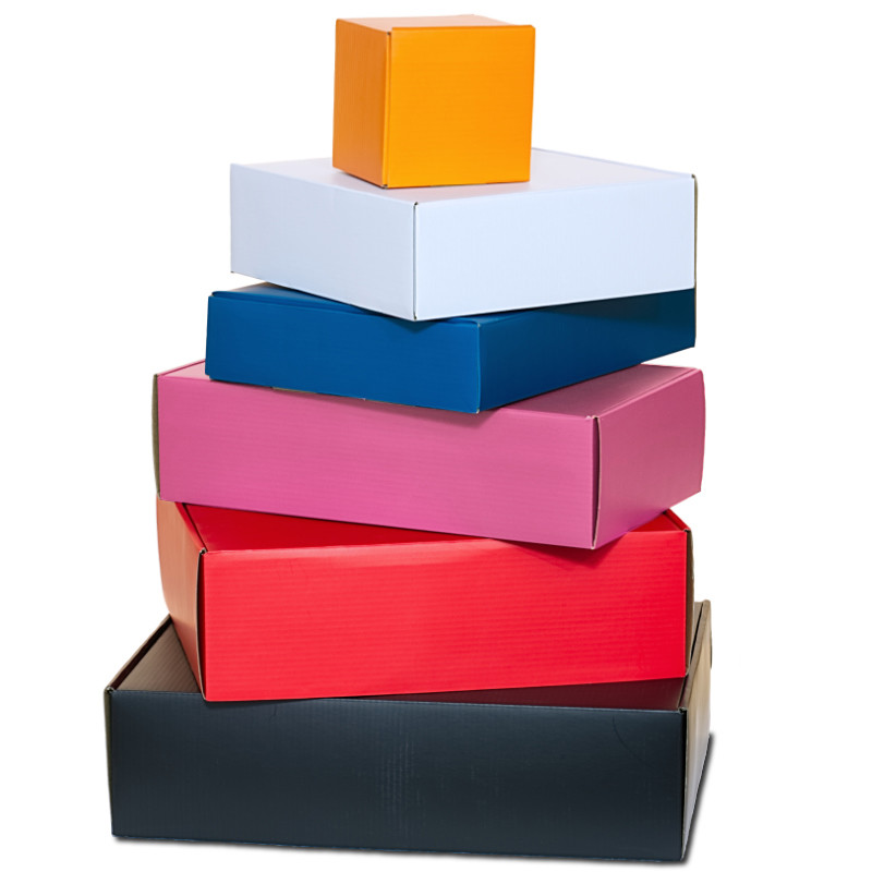 Slide Out Corrugated Shoe Boxes With Remarkable Simplicity Design