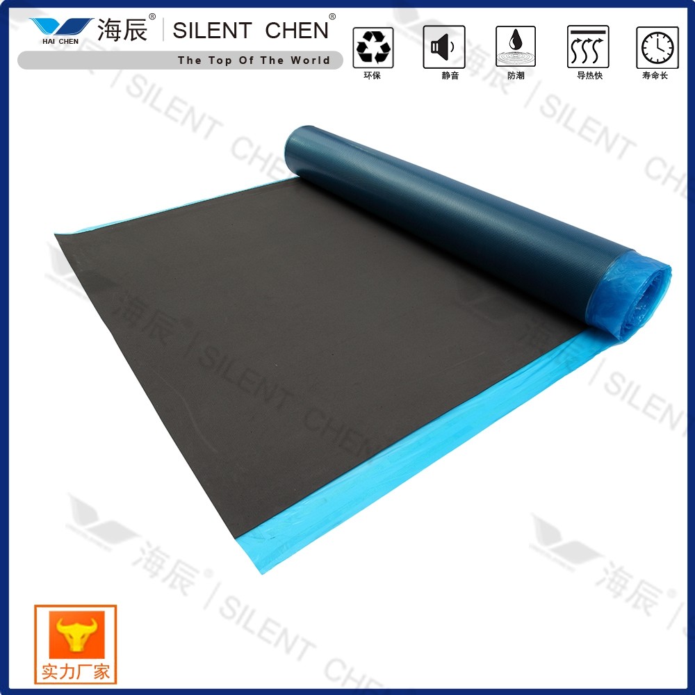 Black 3mm Acoustics Barrier EVA Soundproof Flooring Underlay For All Foating Flooring