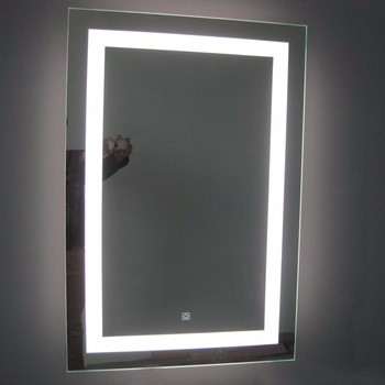 Wall Backlit Feature Rectangle Backlit Bath Light Mirror for Hotel ETL Certification