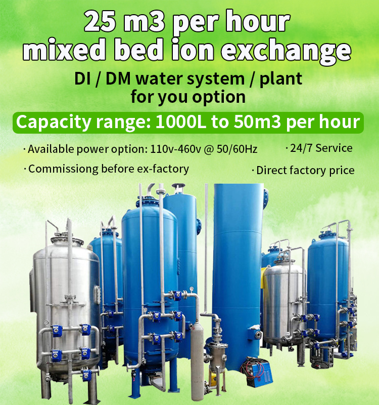 Ion Exchange Vessel Ion Exchange Resin Column Machine Ion Exchange System