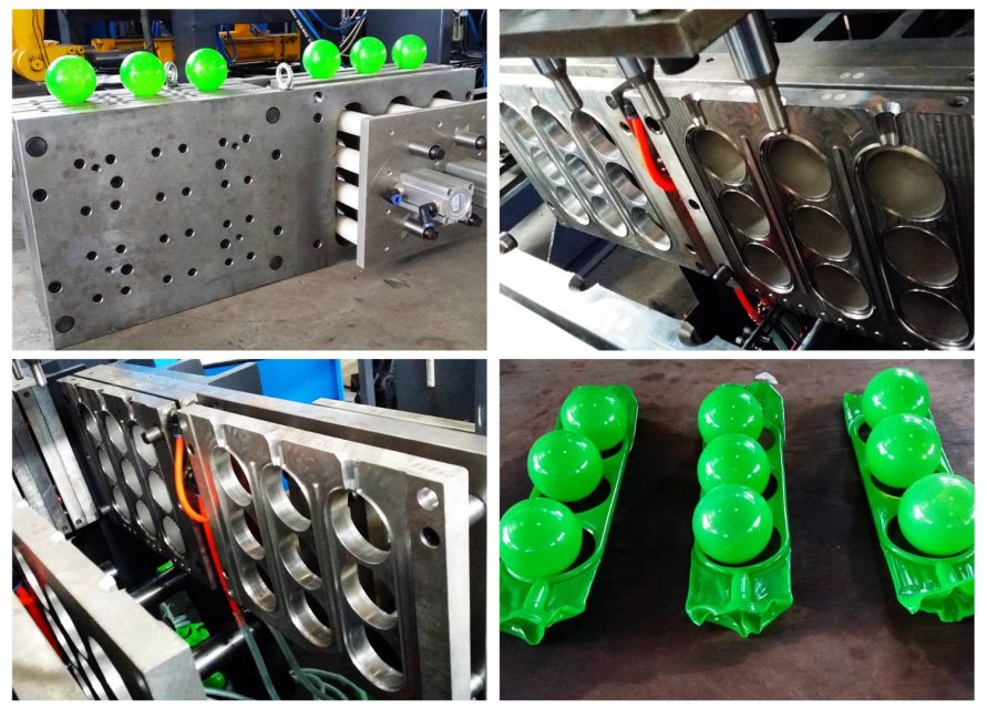 50mm 60mm 70mm 80mm Plastic Ball Blow Molding Machine