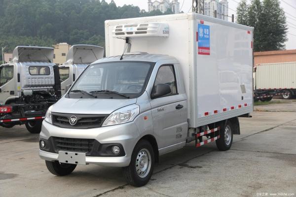 2 Tons Refrigerated Truck Foton Gasoline Fuel Type Refrigerated Freezer Van