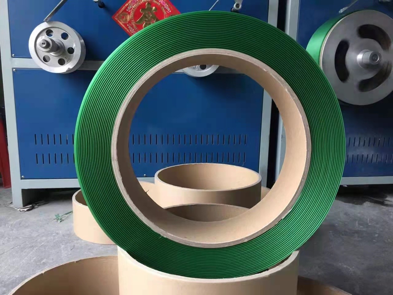 PET strapping band dispenser extrusion machine 200-600 kg/h Polyester Strap Packaging Belts