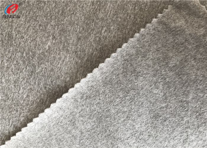Breathable Melange Fabric Polyester Spandex Blend Poly Brush Fabric For Sportswear