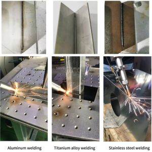 Four In One 2000w Handheld Laser Welding Machine Water Cooling With Wire Feeder