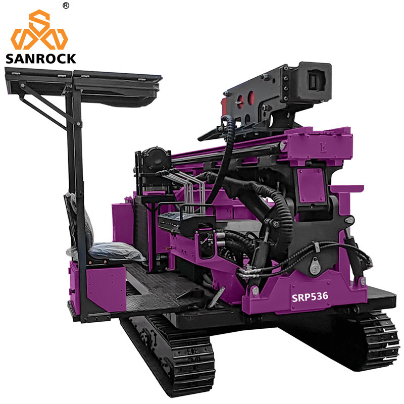 Pile Driving Rig Portable Solar Piling Machinery Hydraulic Diesel Pile Driver Machine