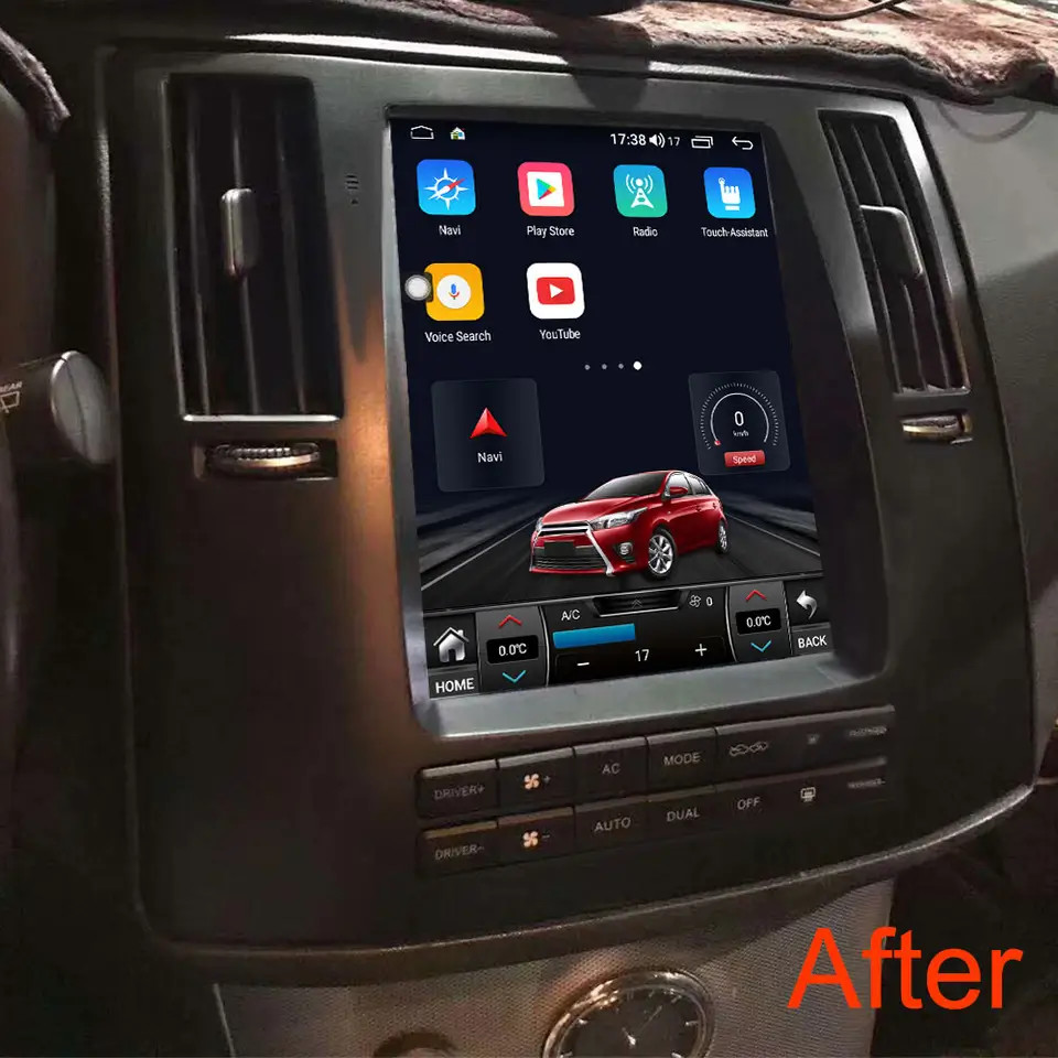 Android GPS Navigation Car Stereo DVD Player 10.4in for Infiniti FX35 2008-2011