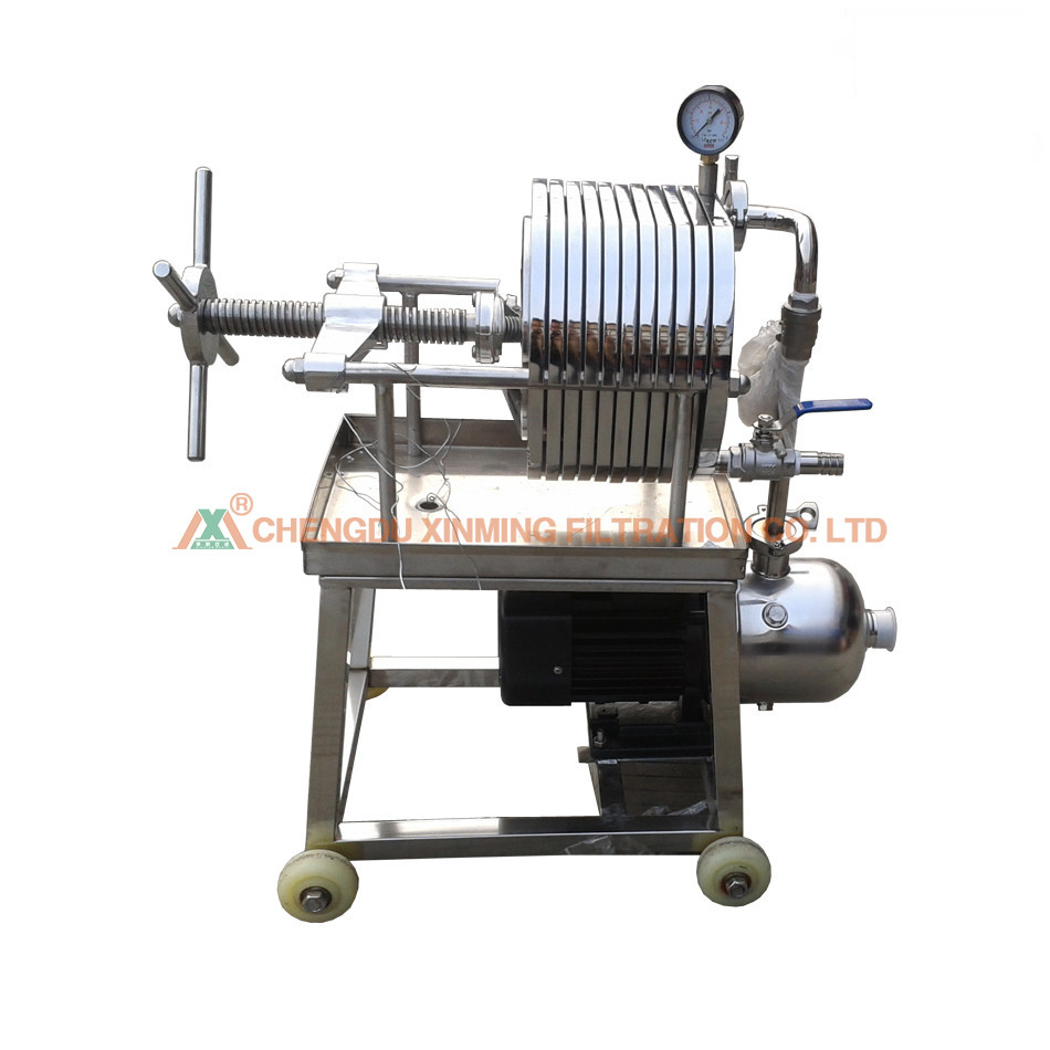 Juice Tea Leaf Filter Press Machine , Automated Filter Press Stable Working