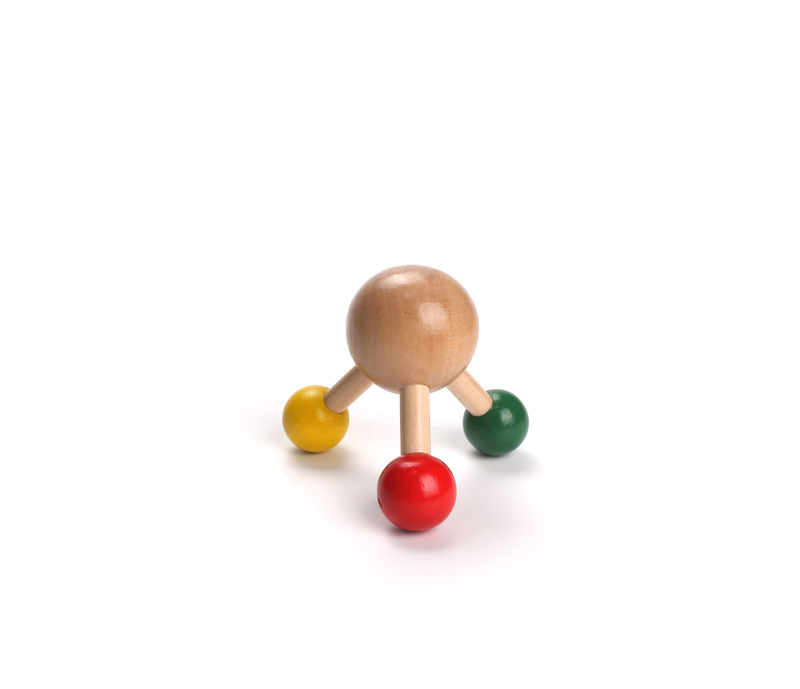 Spider-Shape 3 Legs Full Body Wooden Massager Handheld Stick for Muscle Cellulite Trigger Point