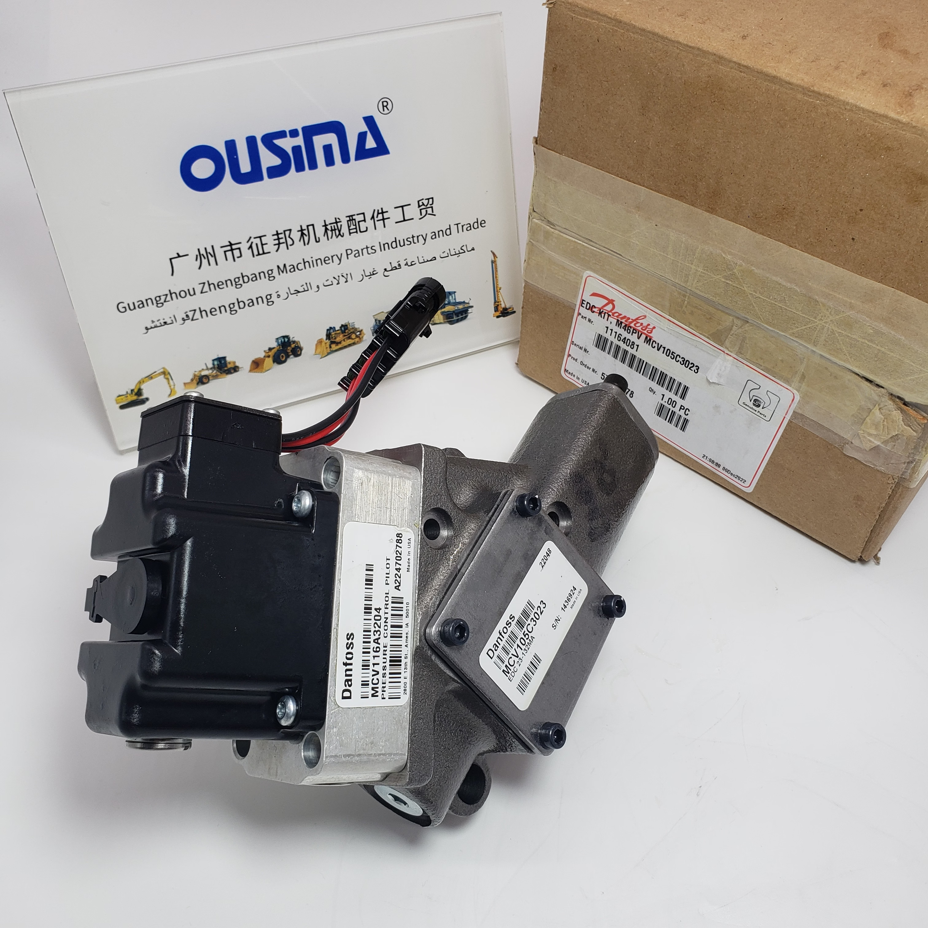 MCV105C3023 11164081 Hydraulic Control Valve For Dansfoss Pump