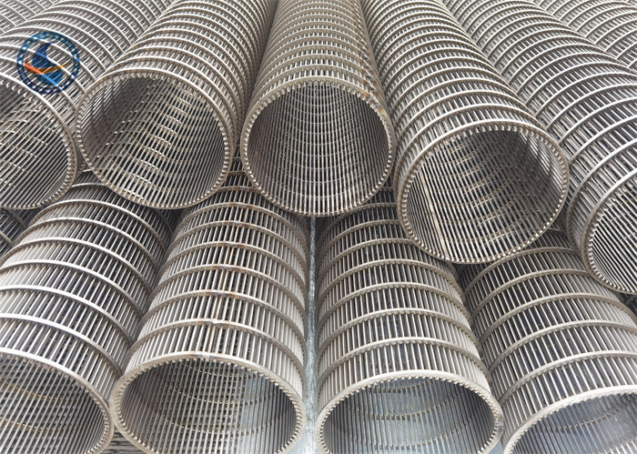 Stainless 304 Wire Wrapped Screen Johnson Backwash Filter Tube For Kitchen Cartridge