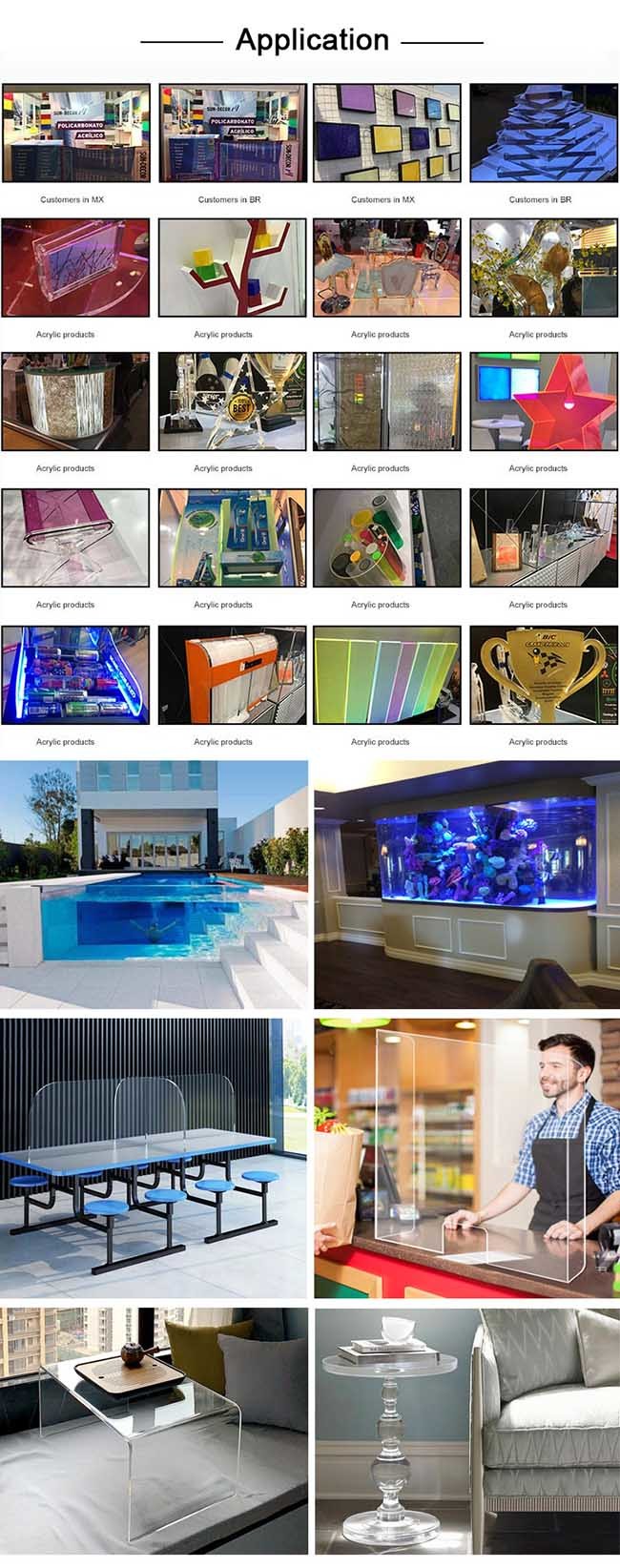 ANXIN Custom Size Flame Retardant Plastic Sheets, Applied for Vacuum Forming, CNC Routing, etc.