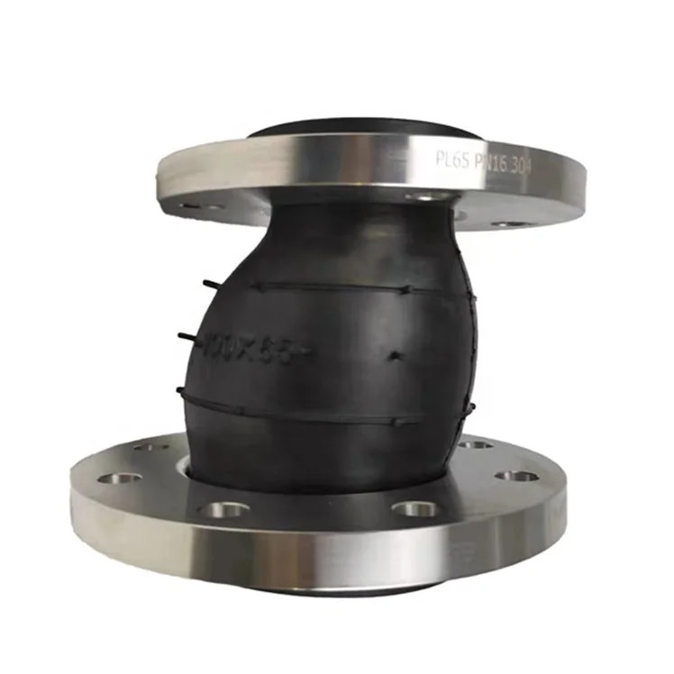 ANSI 150LB Ductile Iron Flanged Rubber Bellows Eccentric Expansion Reducer Rubber Joints