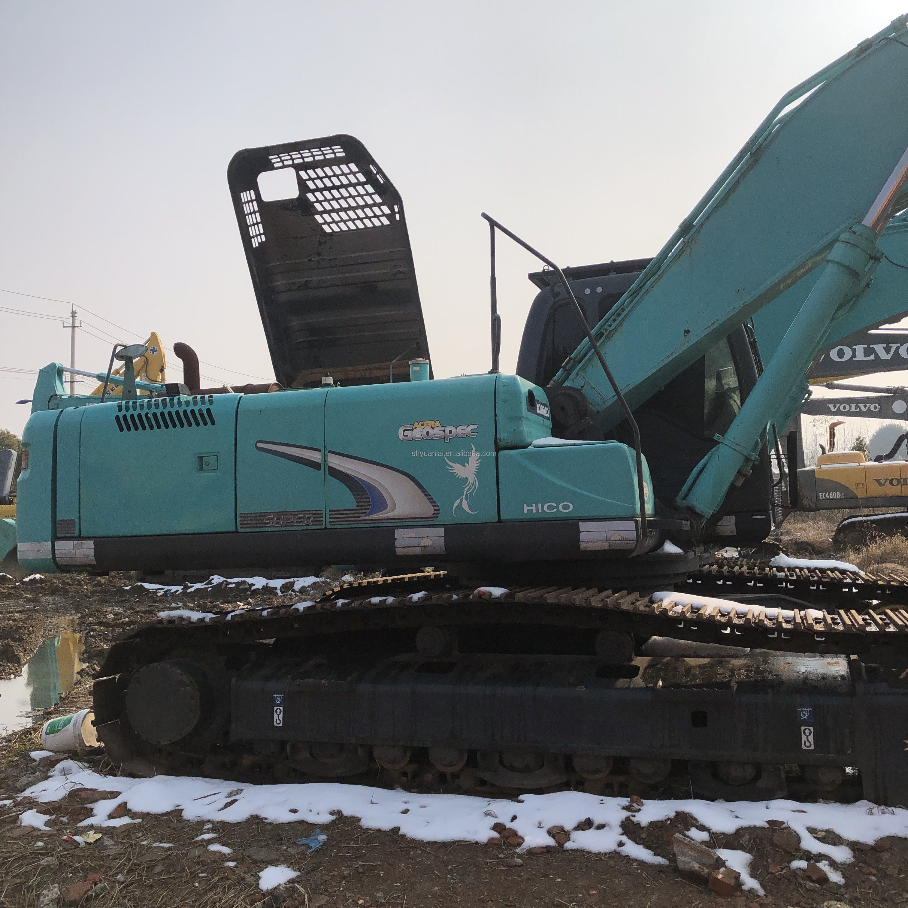 Good Condition Used Kobelco SK350LC Excavator with Original Hydraulic Valve 196.9KW
