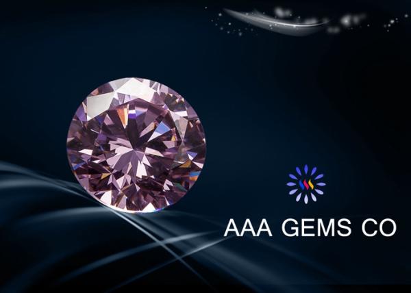 Created Round Moissanite Loose Stones , 6mm Sythetic Moissanite Diamond OEM /
