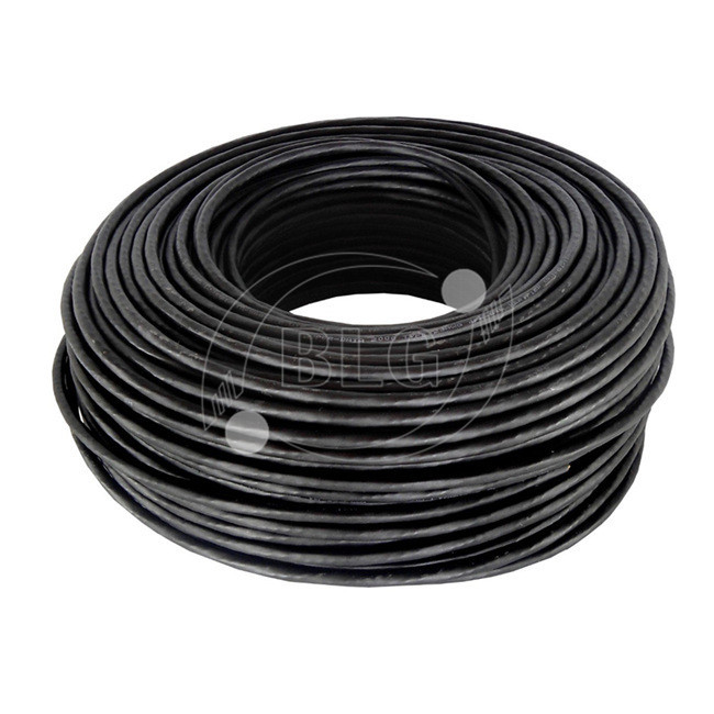Dual Jacket Cat5e Outdoor Waterproof Ethernet Cable Weatherproof Full Copper Conductor