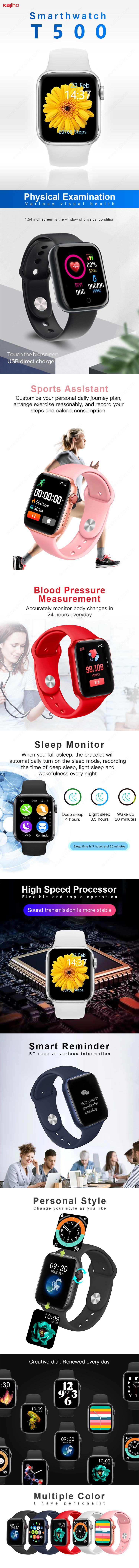 1.54inch 240x240 Pixel Sleep Monitoring Smartwatch Health Sports Watch