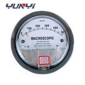  YUNYI Differential Manometer Pressure Meter 0-60Pa Differential Pressure Gauge Manufactures