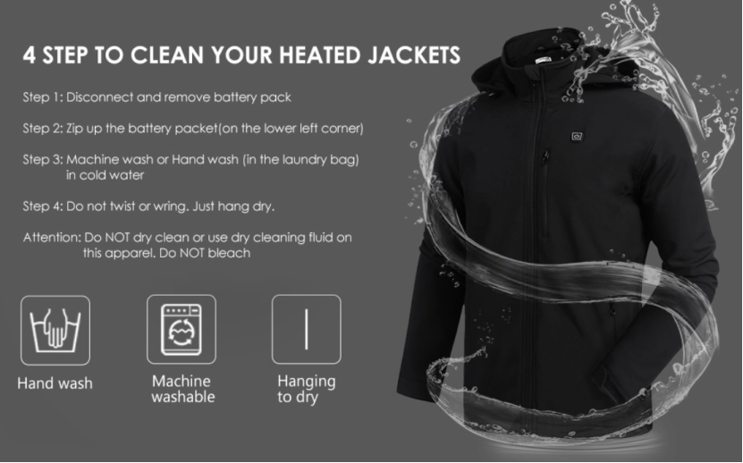 Custom Battery Heated Warm Jacket Clearance Winter Coats Waterproof Thermal Insulation Jacket